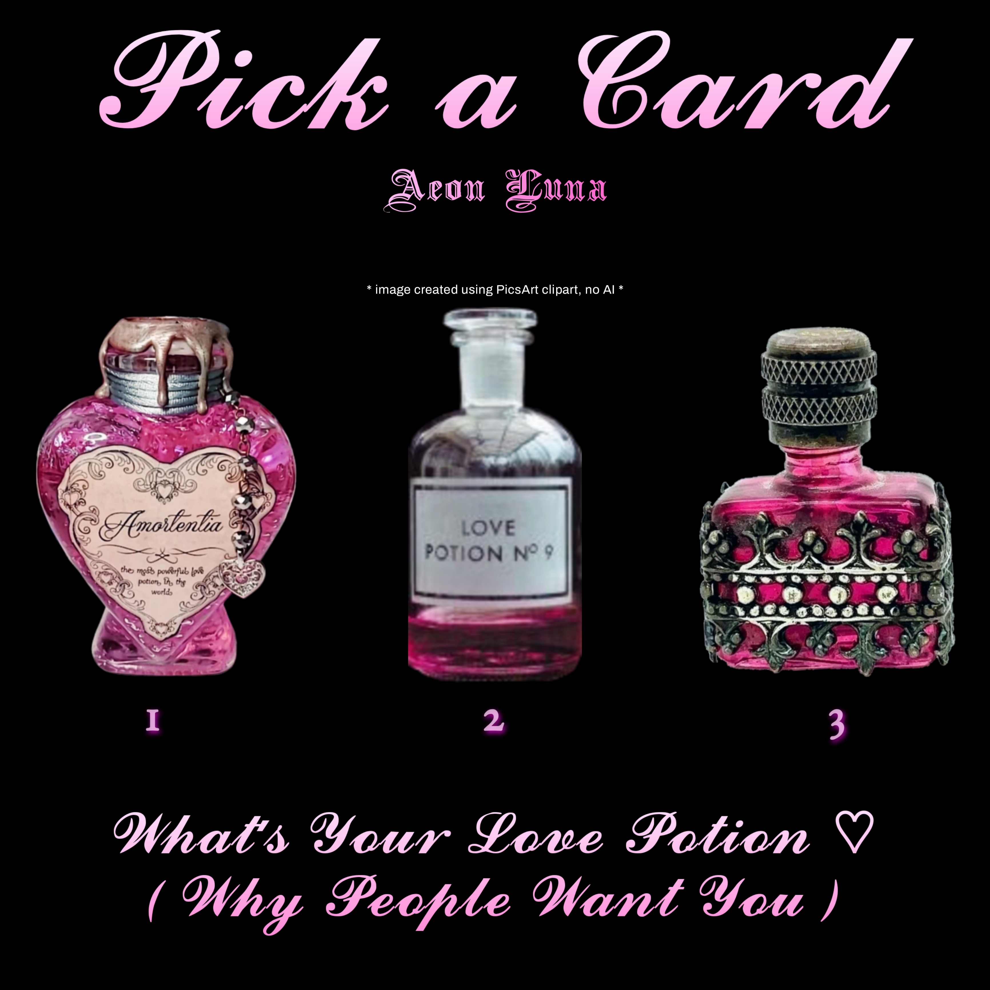 Pick a Card: Your Love Potion