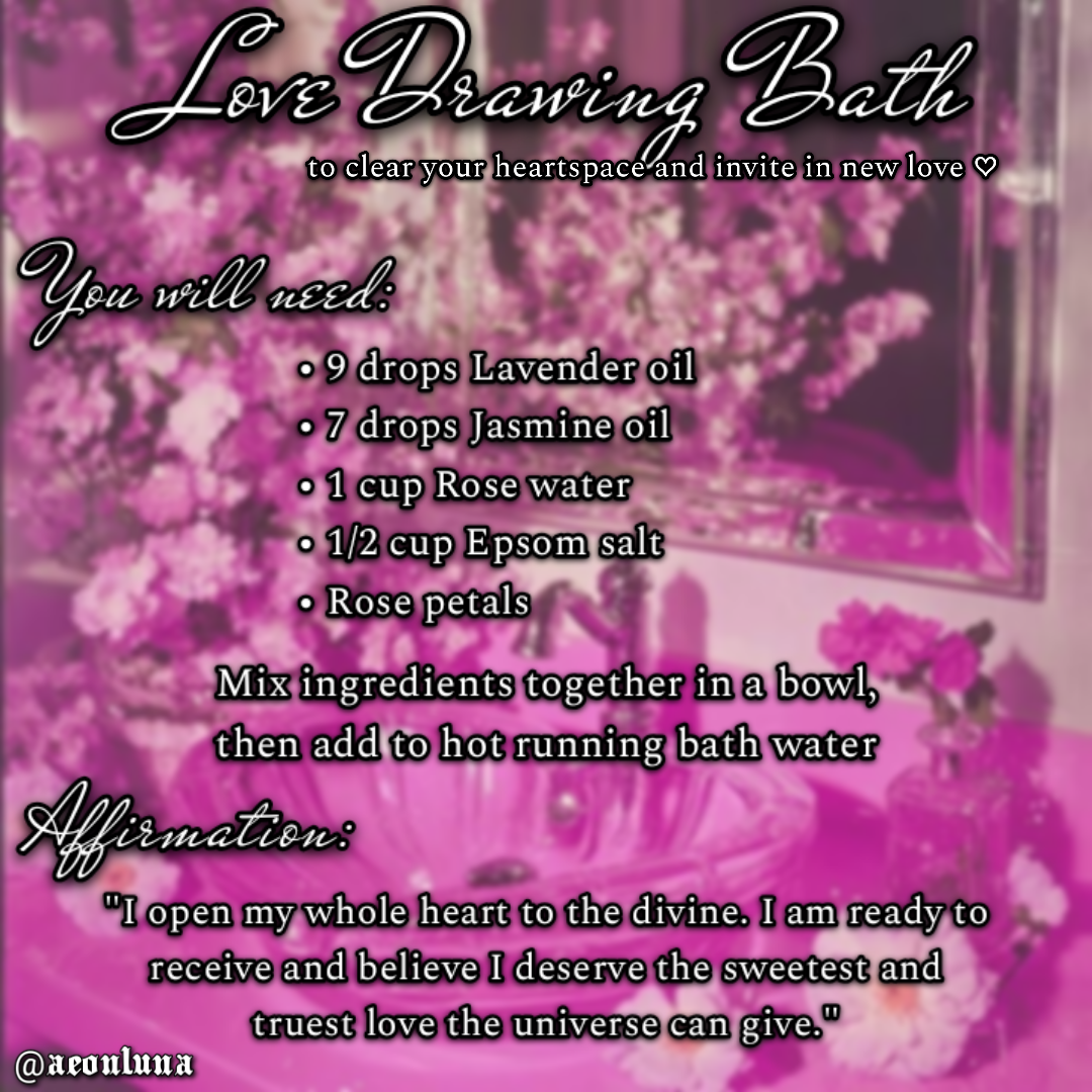 Love Drawing Bath Recipe